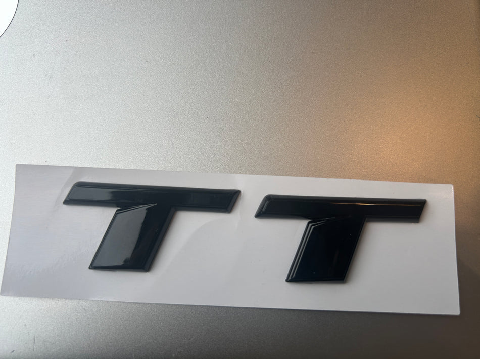 Audi TT Emblem- Gloss Black