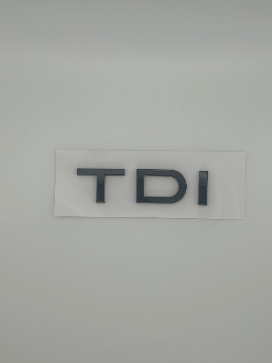 Audi TDI Gloss Black Emblem