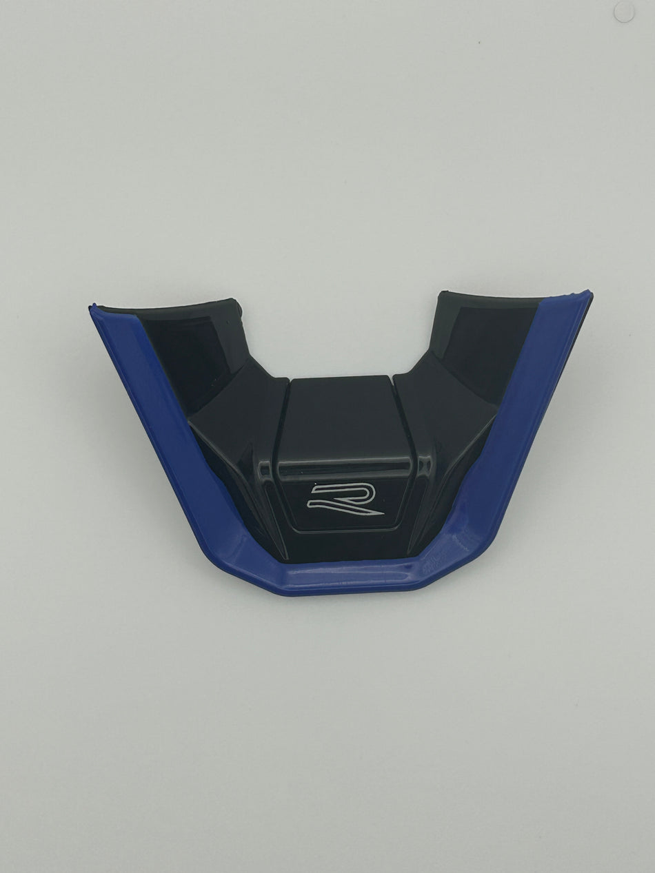 VW Steering Wheel Insert- R - Black and Silver