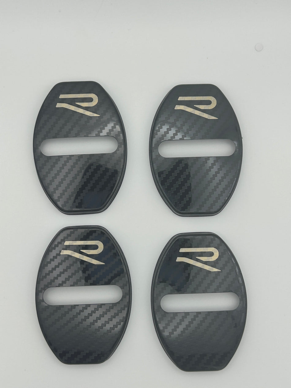 VW Door Lock Protector - R- Carbon Fibre