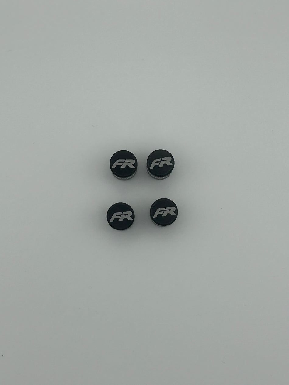 SEAT FR Dust Caps- Grey and Silver