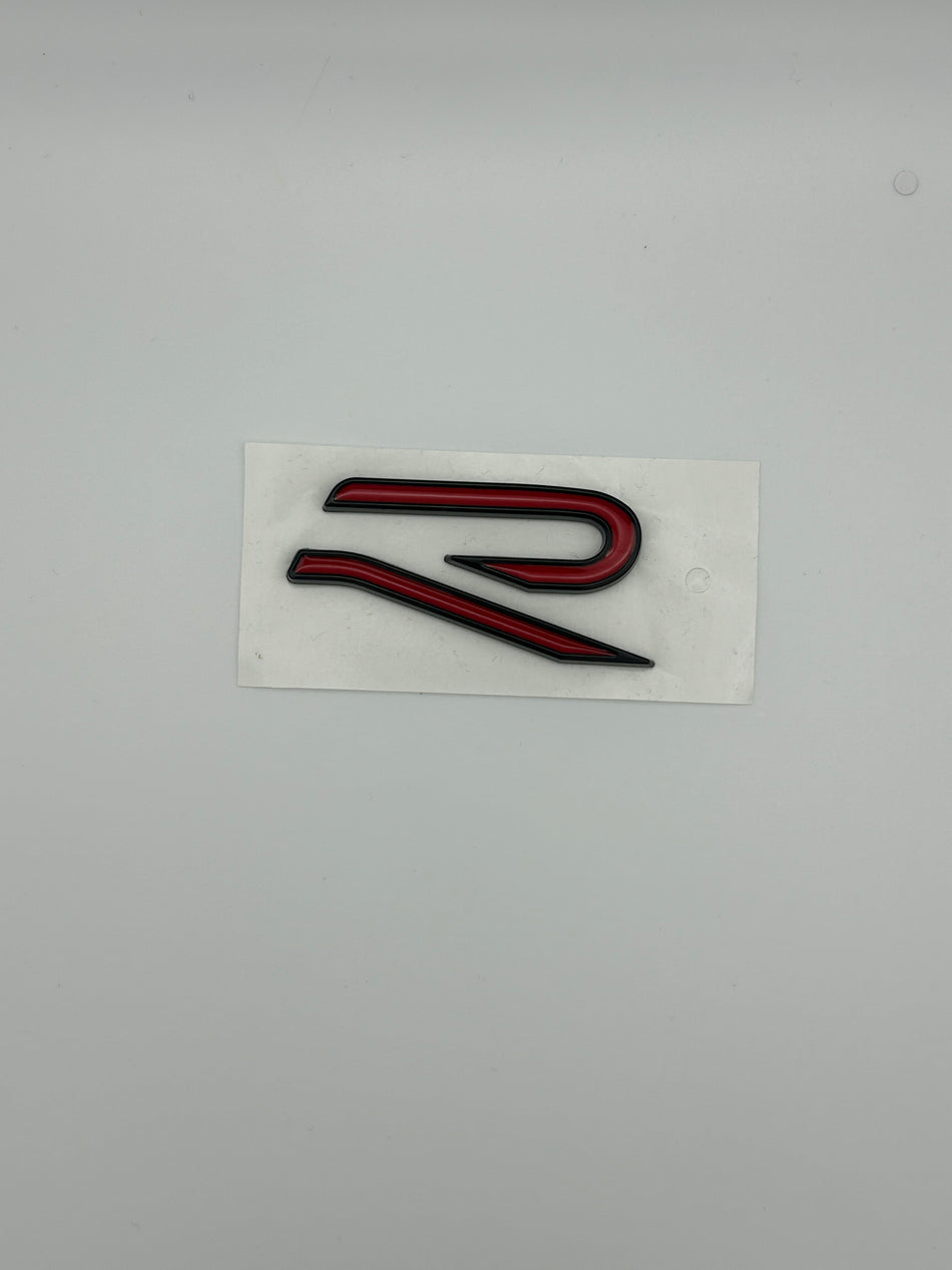 VW R Line R Emblem- Red and Black