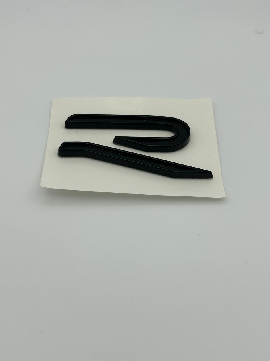 VW R Line R Emblem- Black