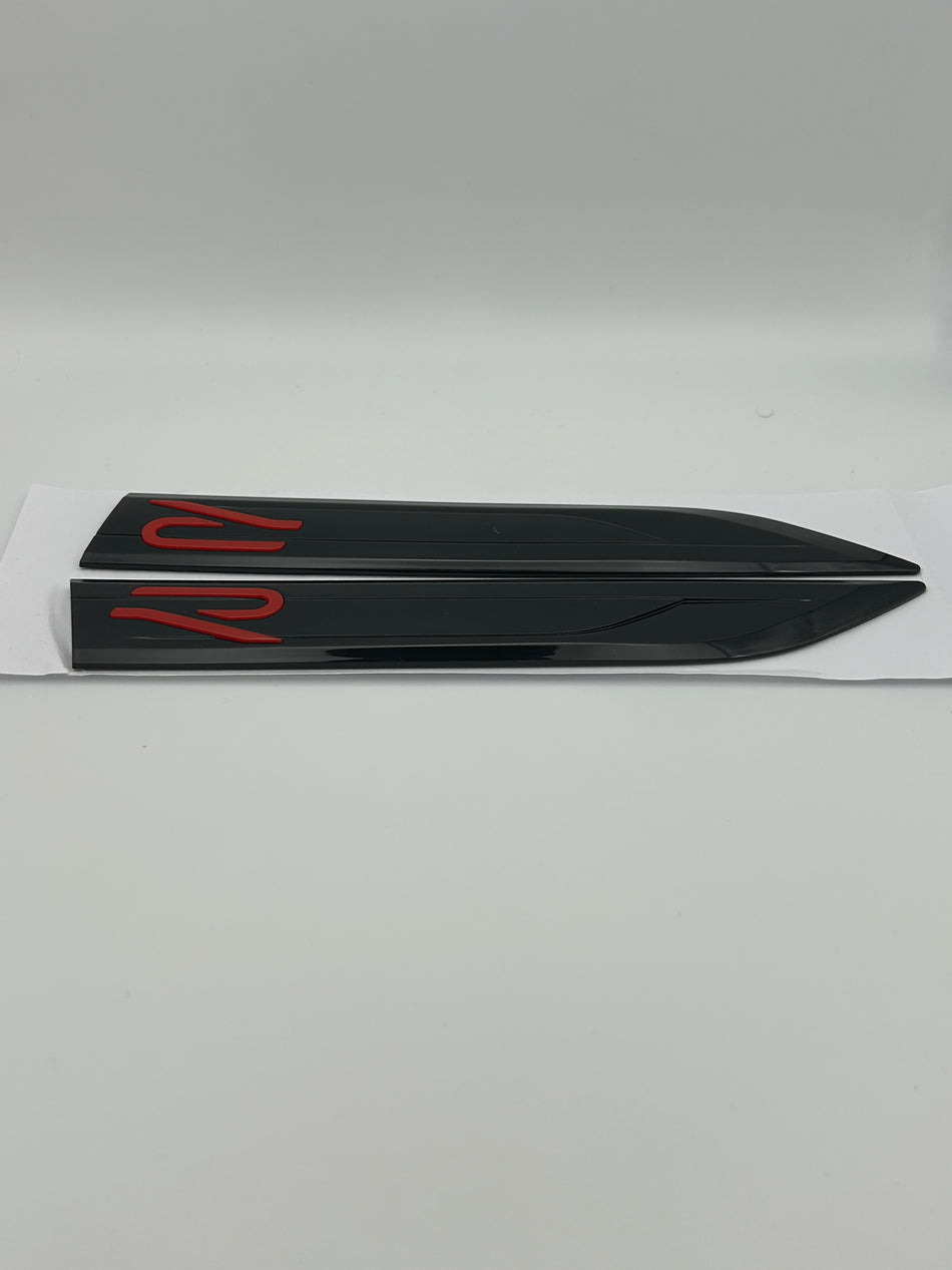 VW Fender Emblem- Red