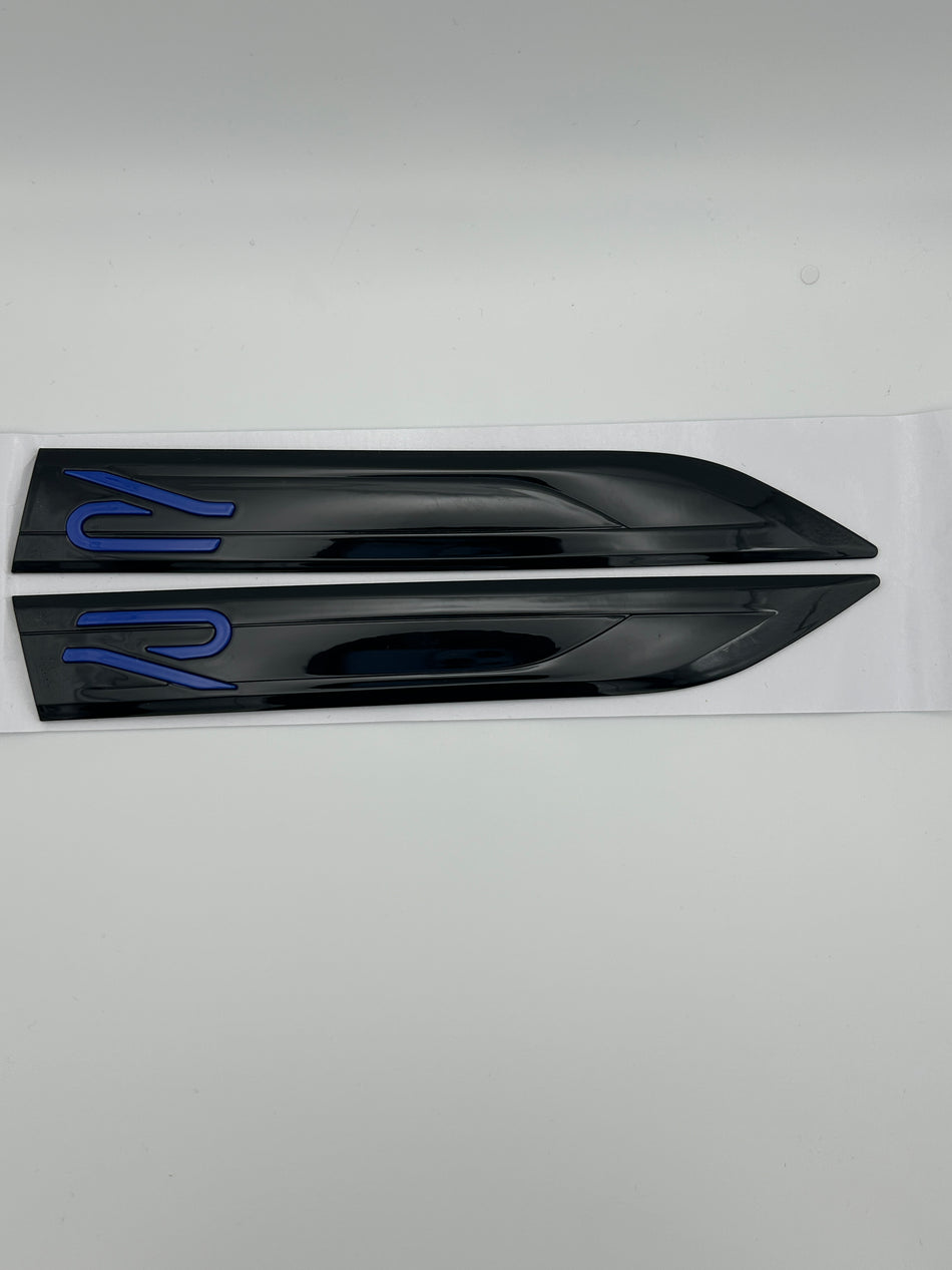 VW Fender Emblem- Blue