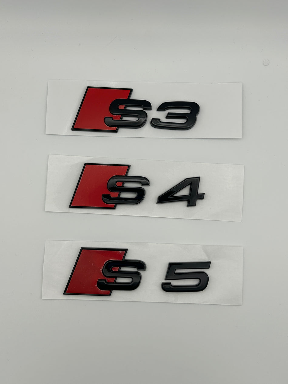 Audi S5 Style Emblem