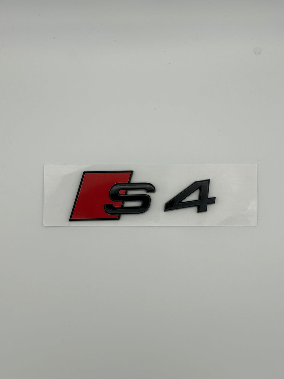 Audi S4 Style Emblem