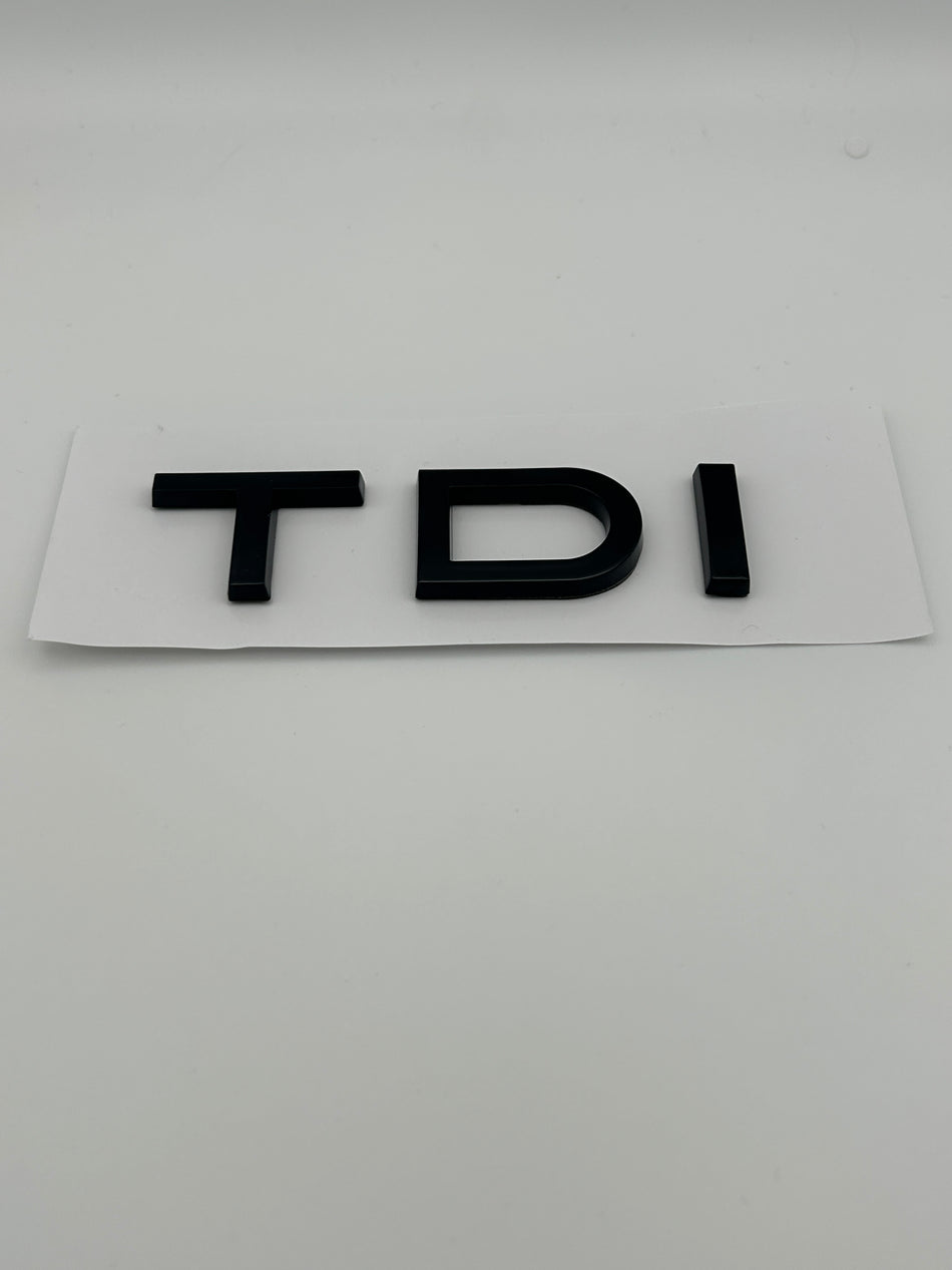 Audi TDI Gloss Black Emblem