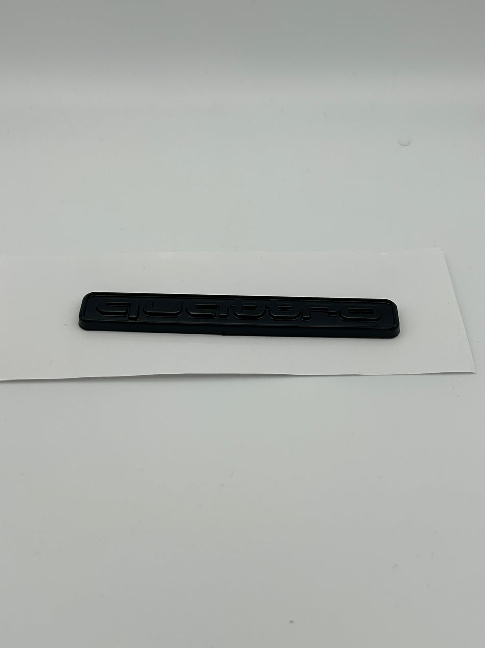 Audi Quattro Emblem- Black- Large