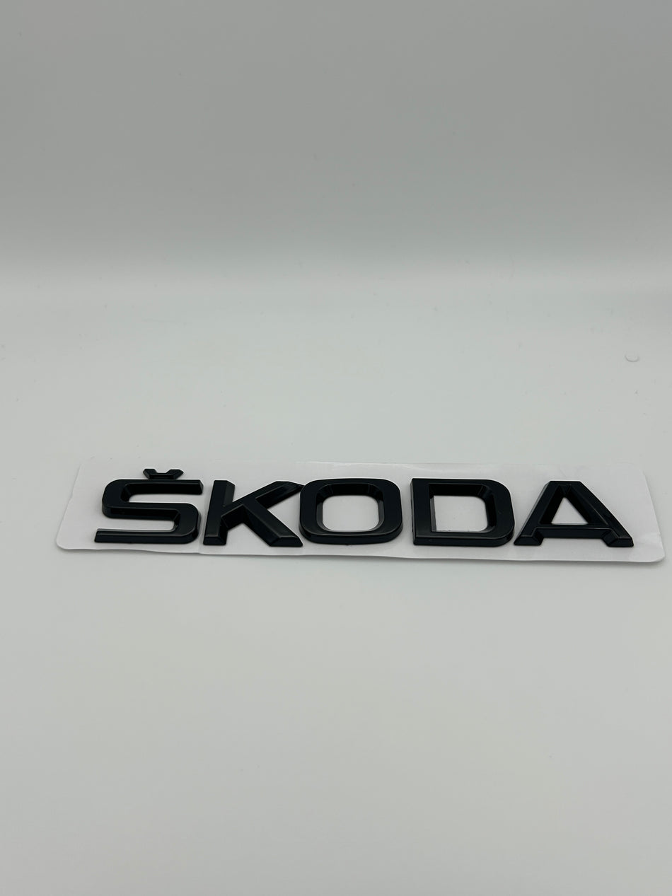 Skoda Emblem- Gloss Black- Small