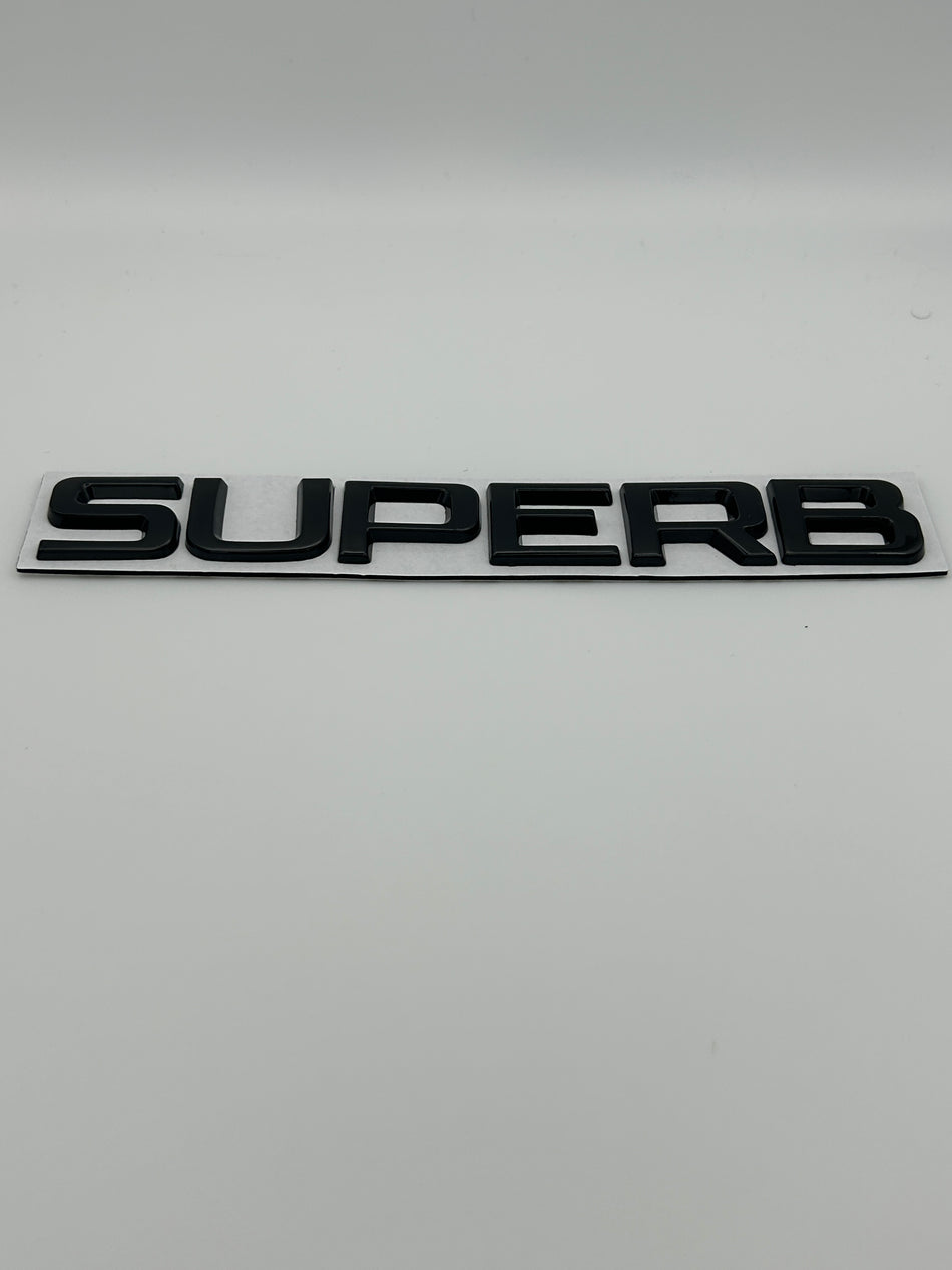 Skoda Superb Emblem- Gloss Black
