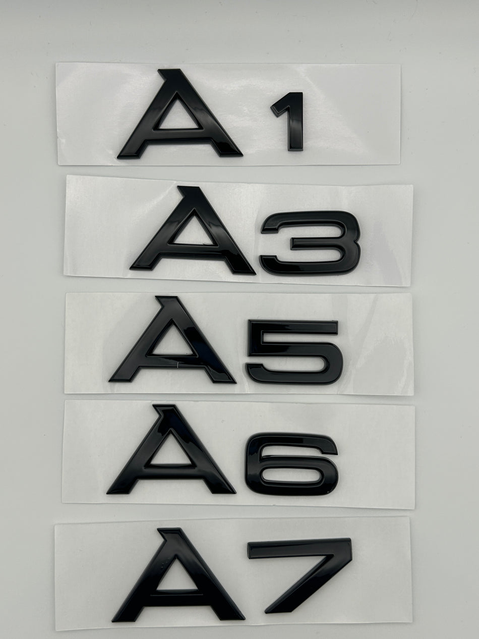 Audi A1 Emblem- Gloss Black