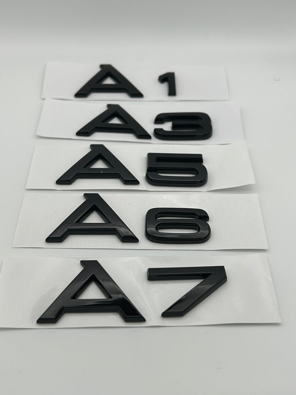 Audi A1 Emblem- Gloss Black
