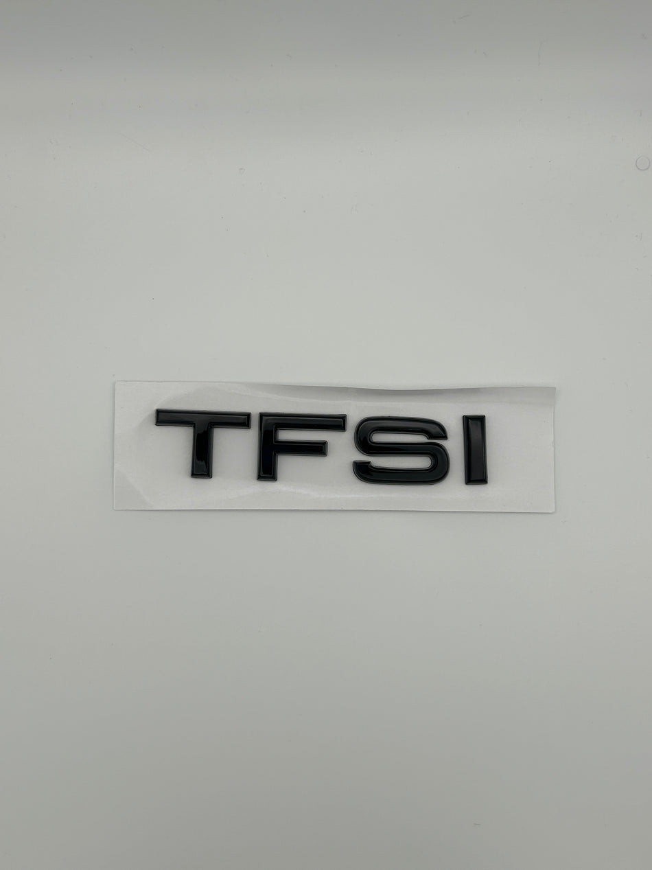 Audi TFSI Gloss Black Emblem