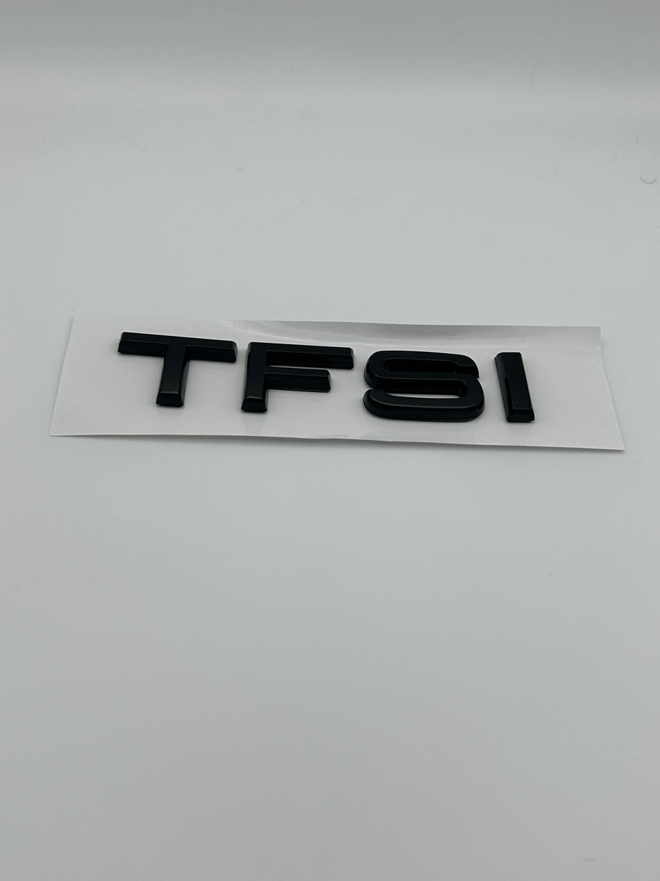 Audi TFSI Gloss Black Emblem