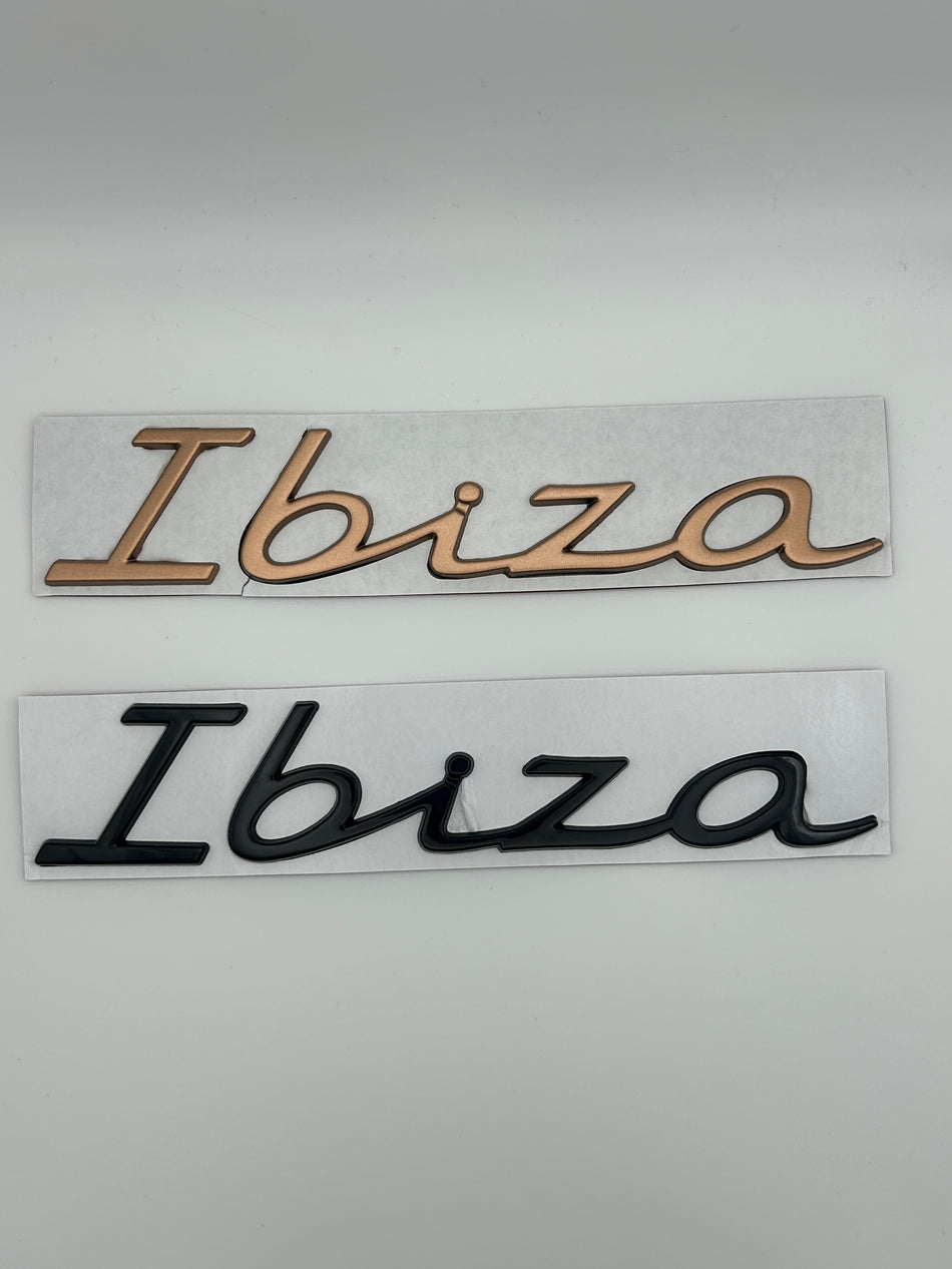 SEAT Ibiza Italic Emblem-  Gloss Black