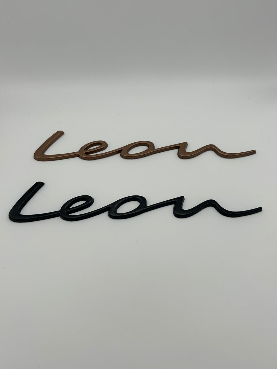 SEAT Leon Italic Emblem-  Gloss Black