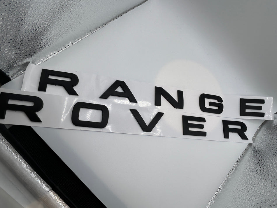 3D Range Rover Car Bonnet Letters Logo Badge Emblem