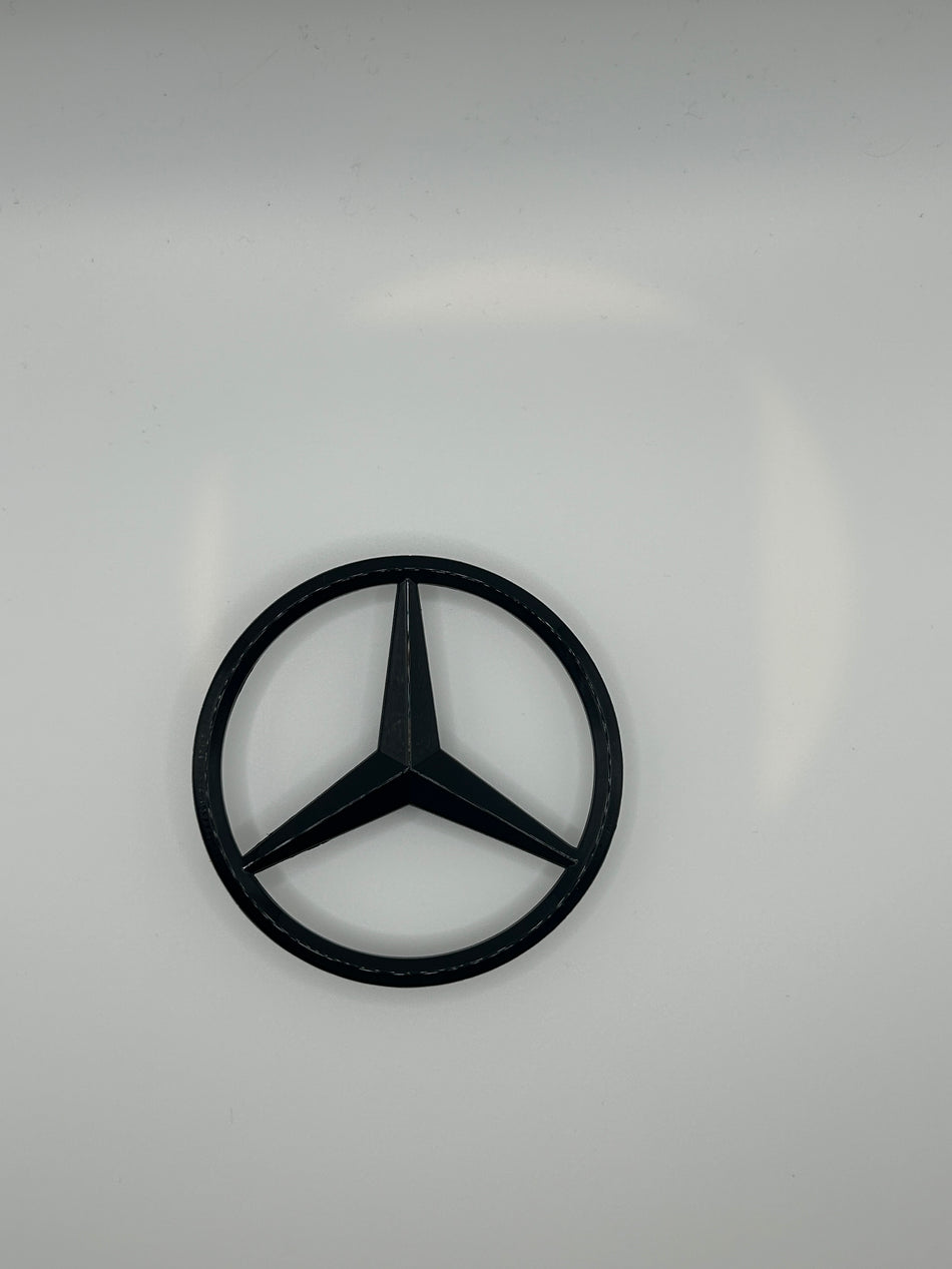 Rear Bright Black Trunk Emblem for Mercedes Benz 9cm