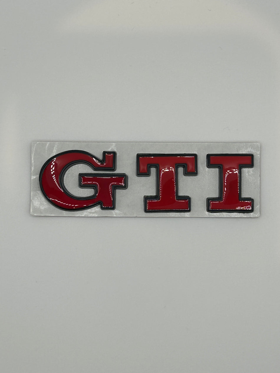 Volkswagen GTI Emblem- MK4-6- Red