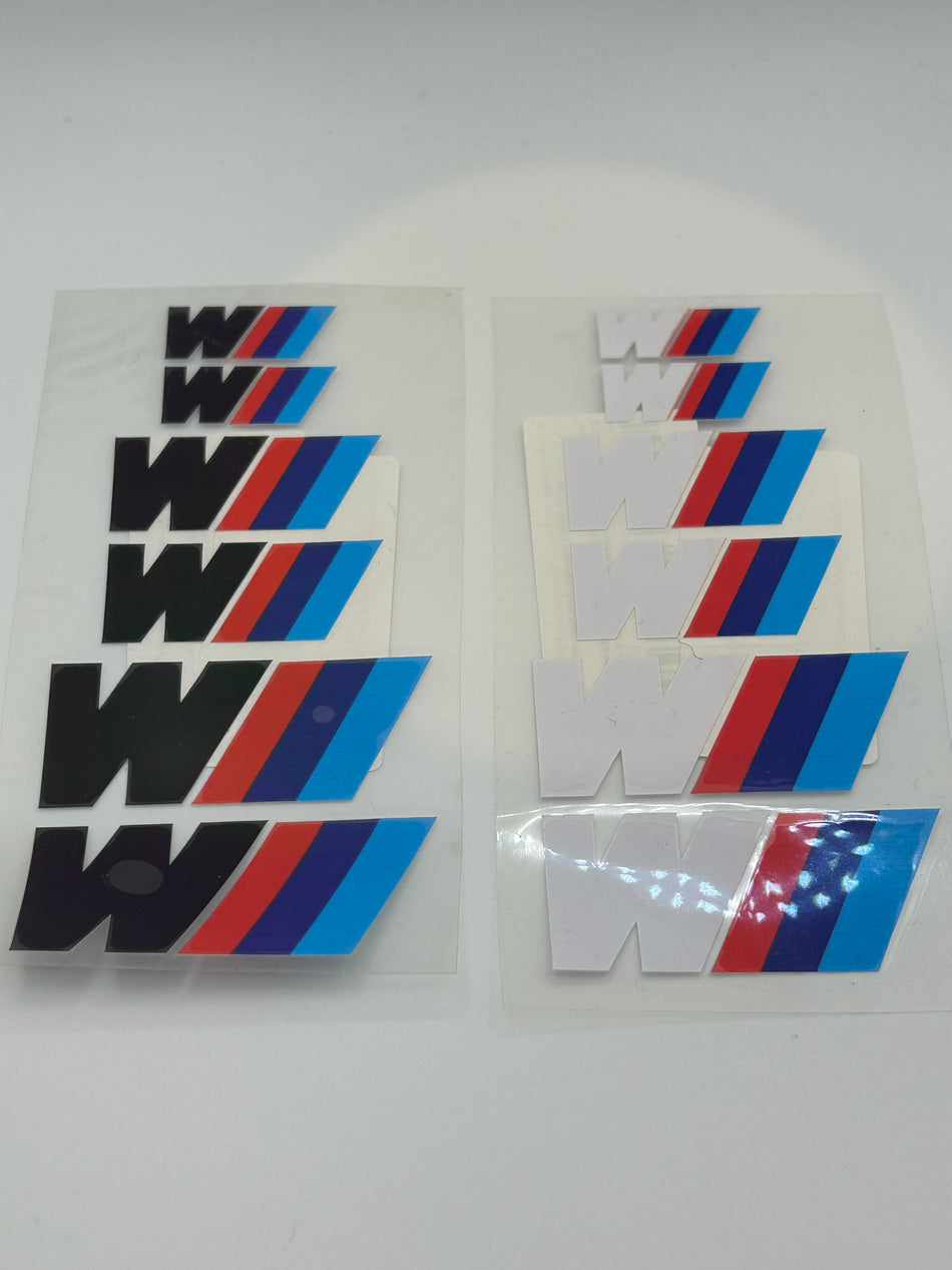 BMW Break Calliper Stickers- M- Black