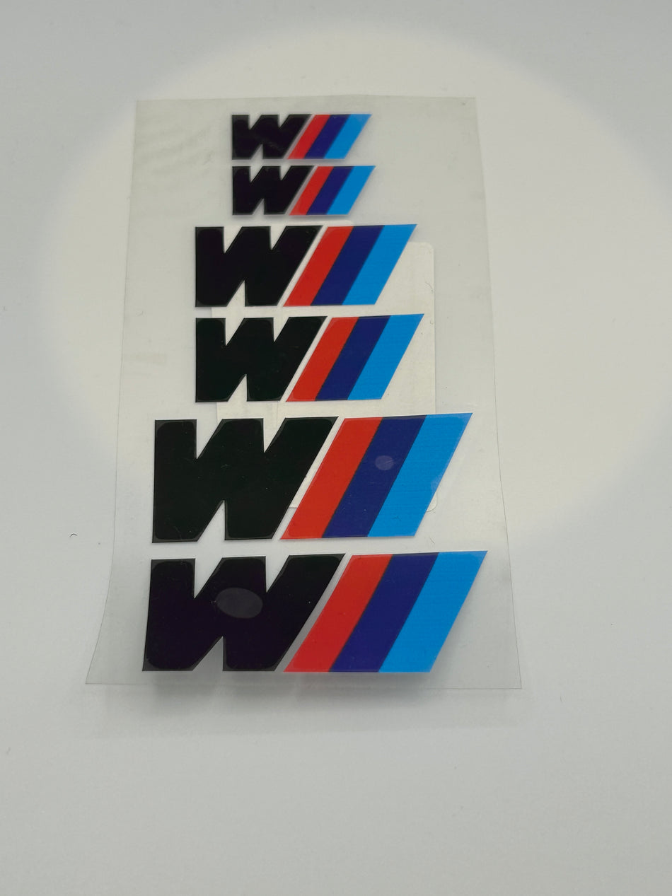 BMW Break Calliper Stickers- M- Black