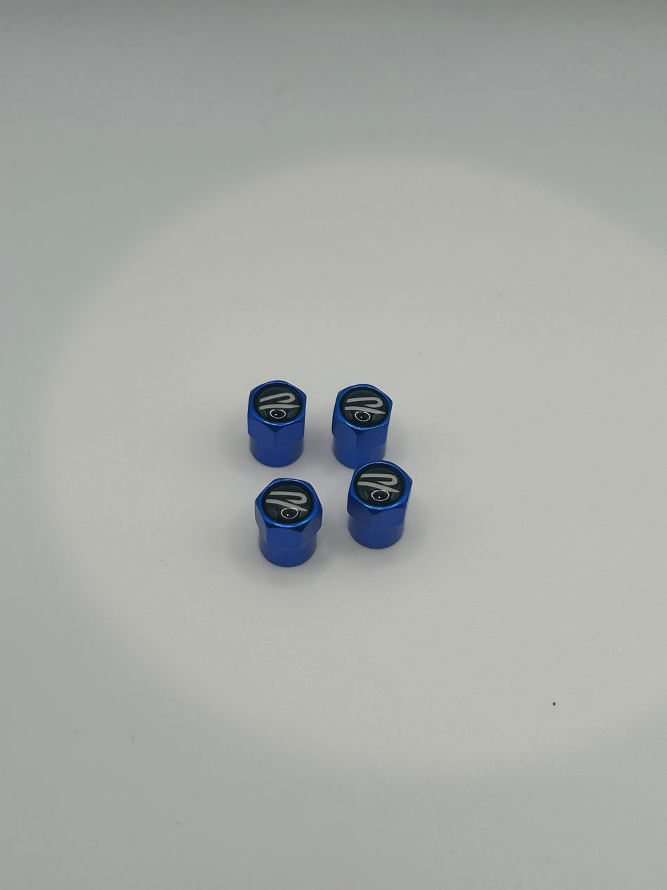 VW R Dust Caps- Blue