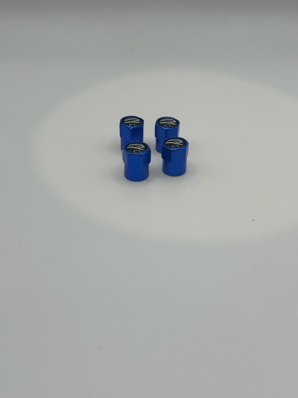 VW R Dust Caps- Blue