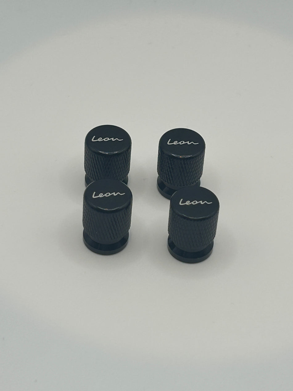 SEAT Leon Dust Caps- Black