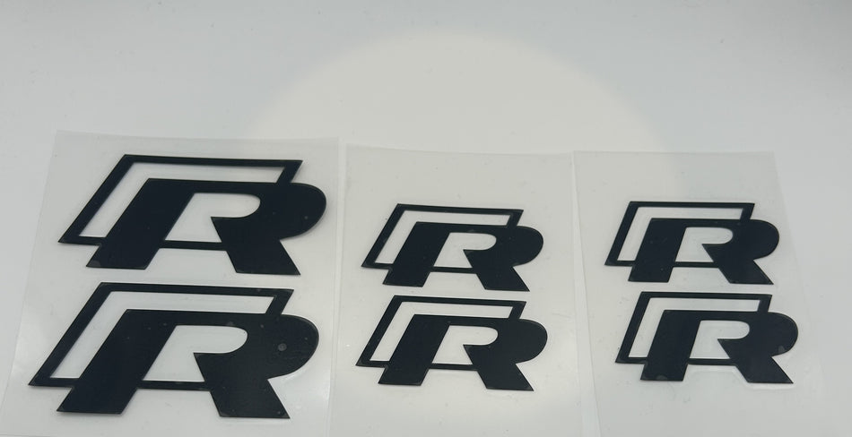 VW Break Calliper Stickers- Pre Facelift R - White