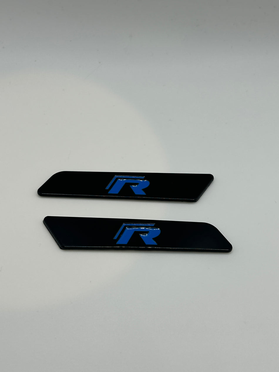 VW Seat Handle Insert-Black and Blue