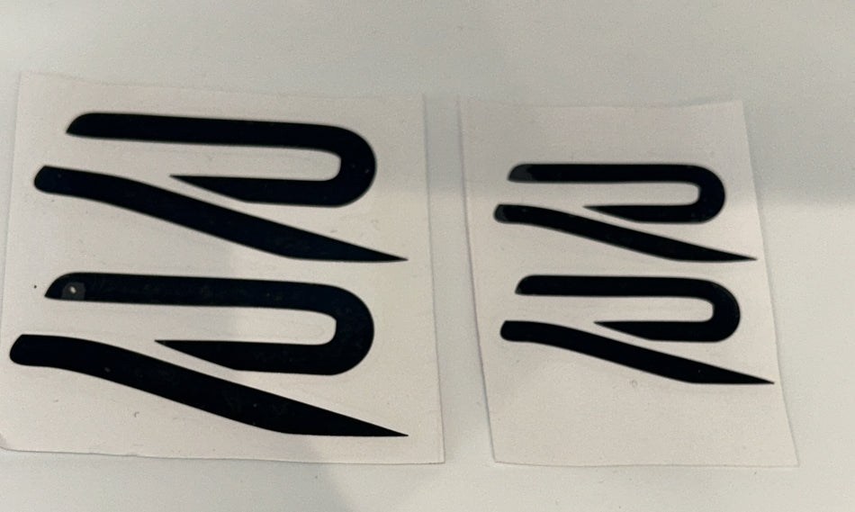 VW Break Calliper Stickers-Facelift R - Black