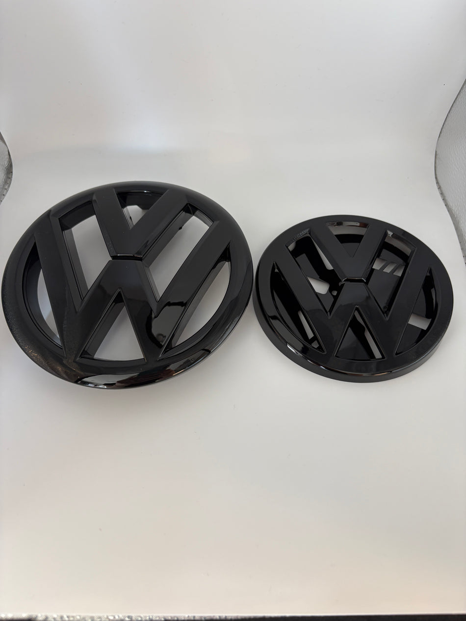 VW Golf MK 7.5 Emblem- Gloss Black- Front and Rear