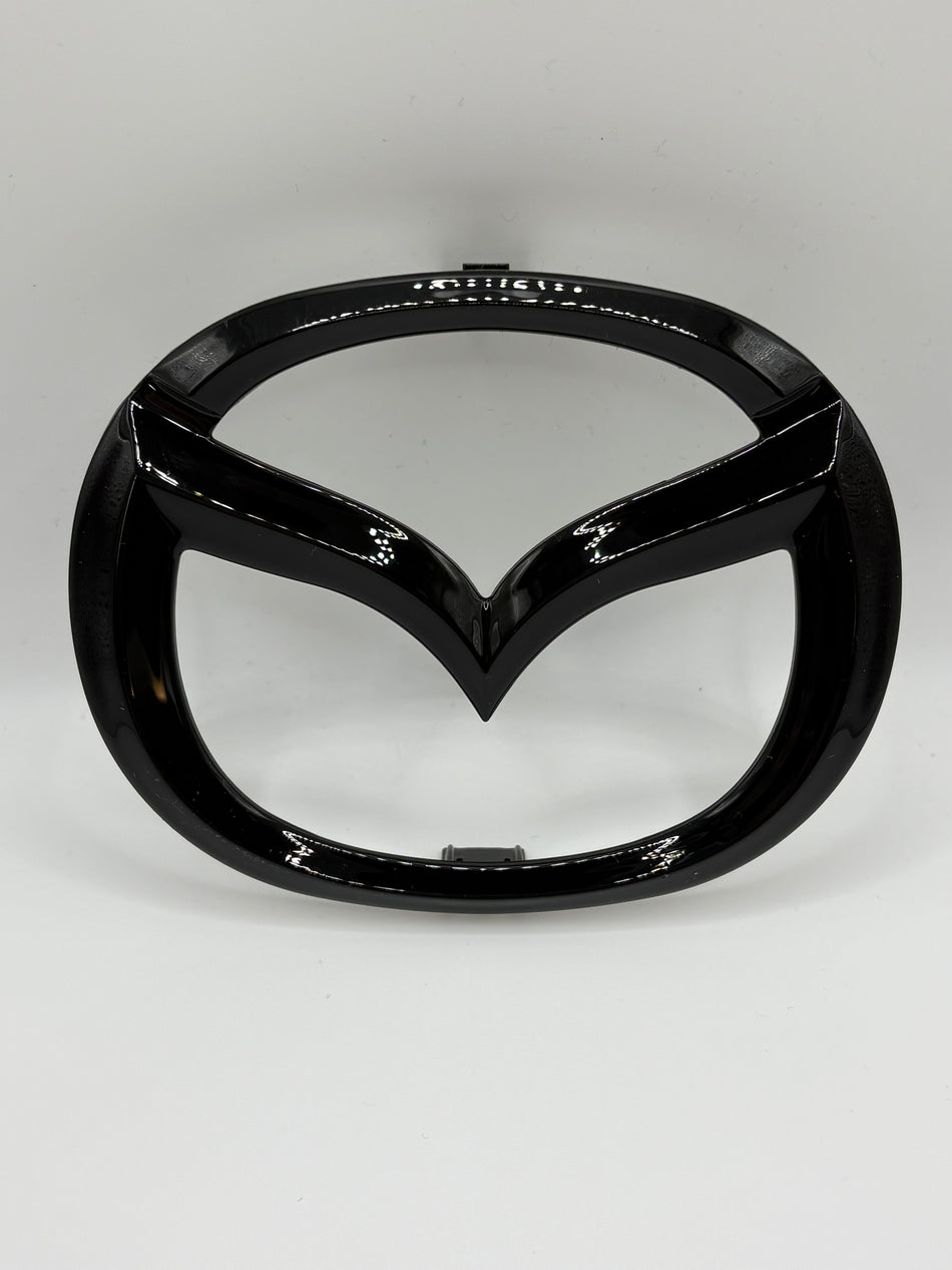 Mazda Front Emblem- Gloss Black 12.5cm
