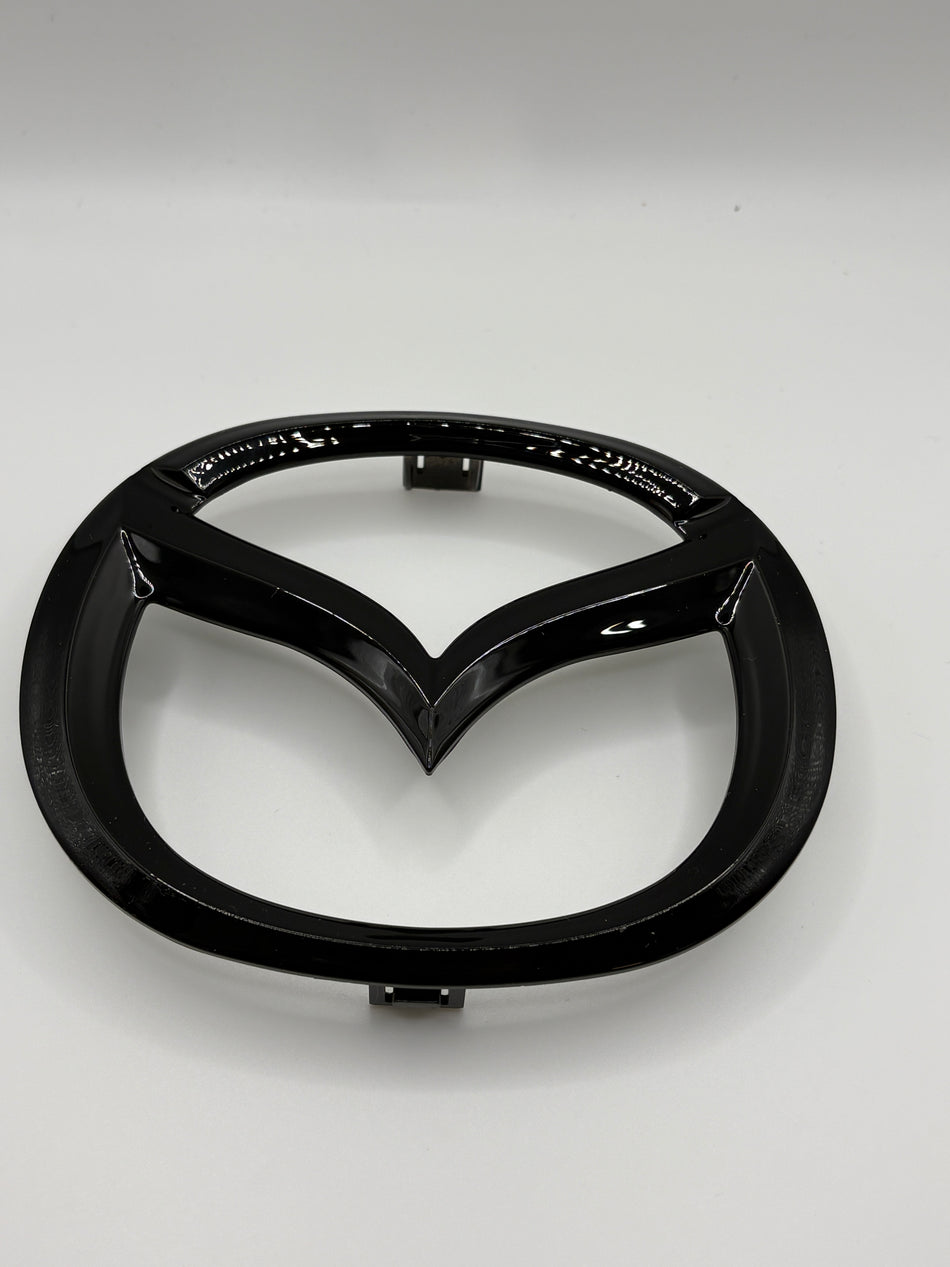 Mazda Front Emblem- Gloss Black 12.5cm