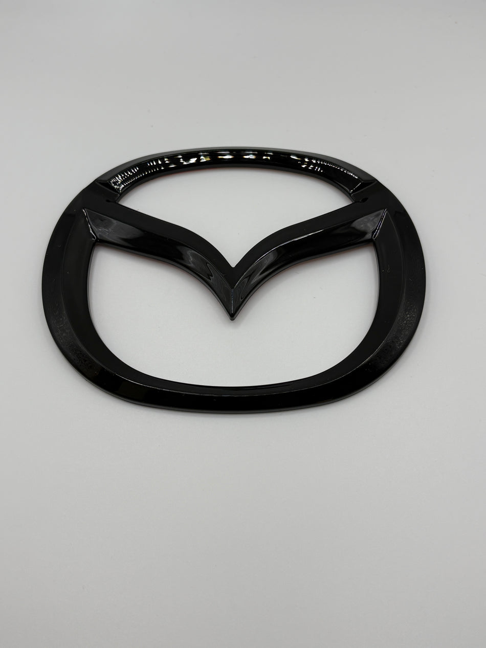 Mazda Rear Emblem- Gloss Black 1.5cm