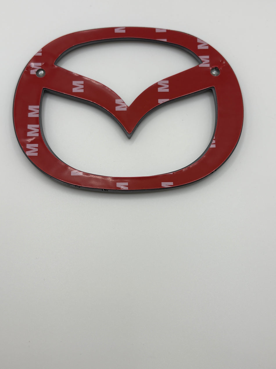 Mazda Rear Emblem- Gloss Black 1.5cm