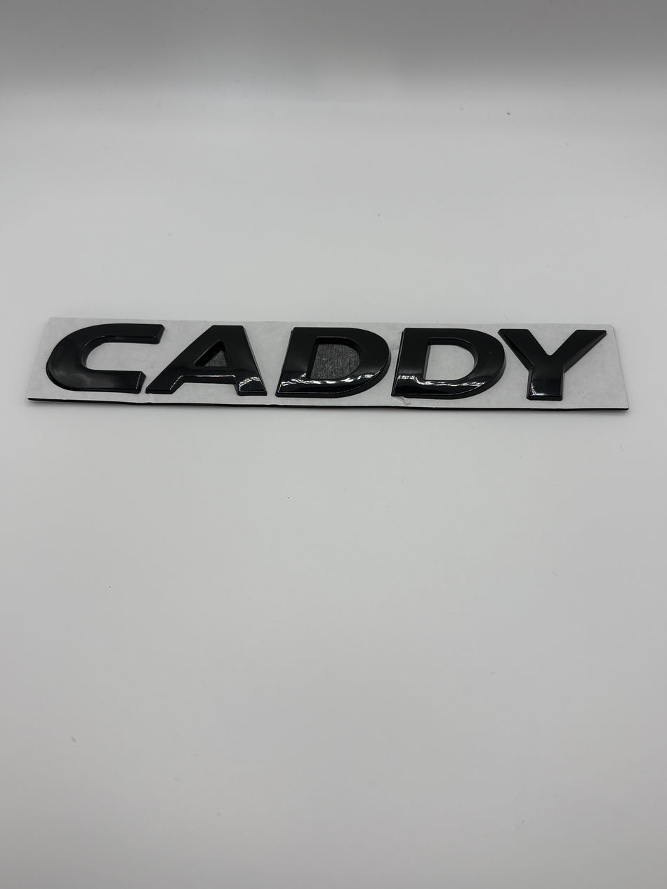 VW Caddy Emblem- Gloss Black