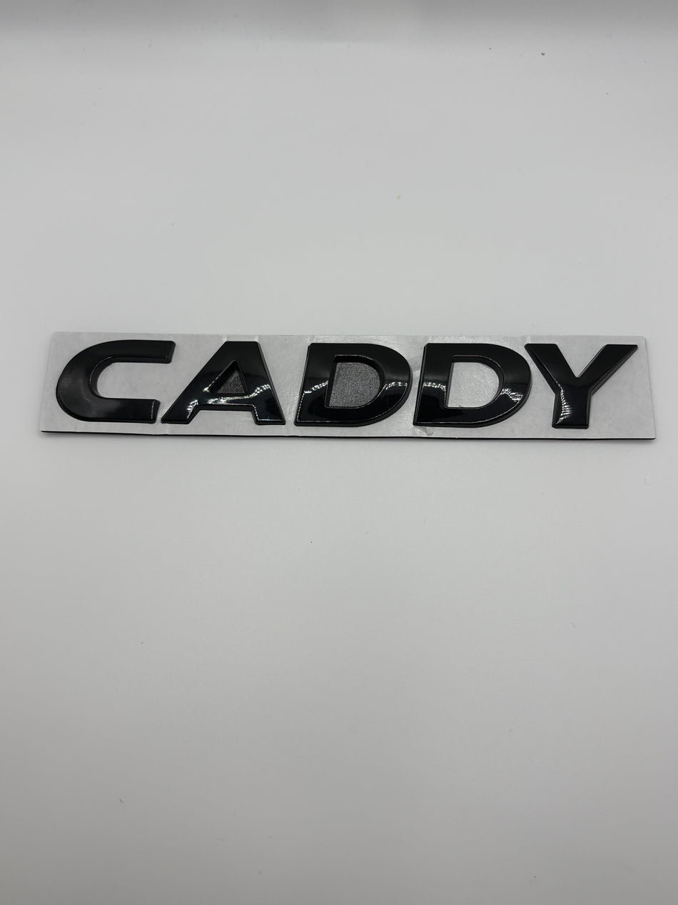 VW Caddy Emblem- Gloss Black