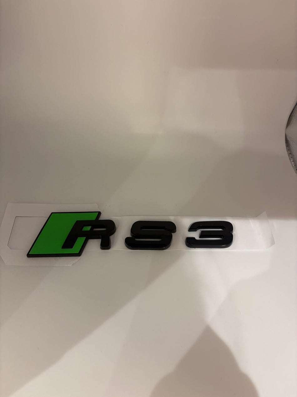 Audi RS3 Lime Emblem