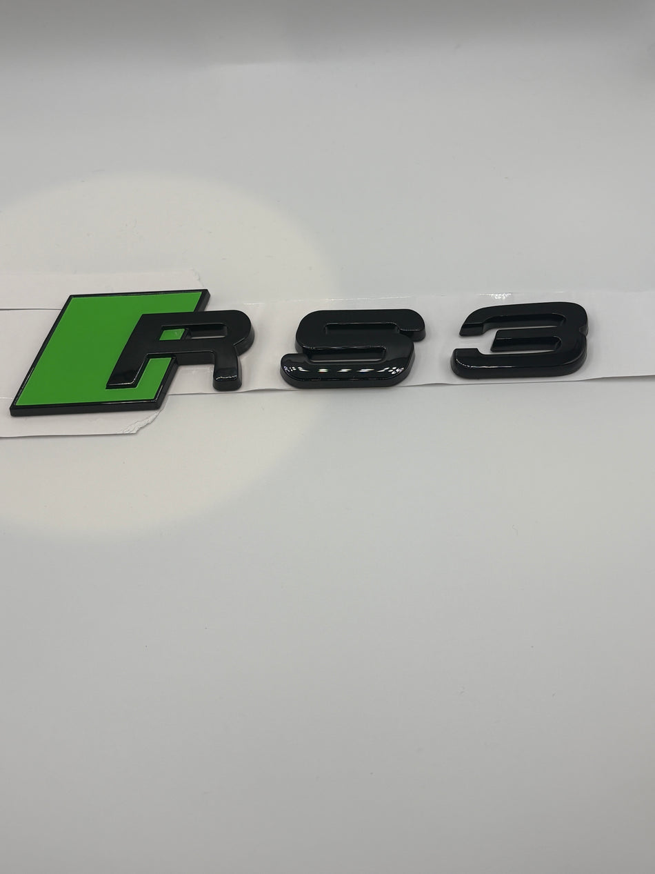 Audi RS3 Lime Emblem