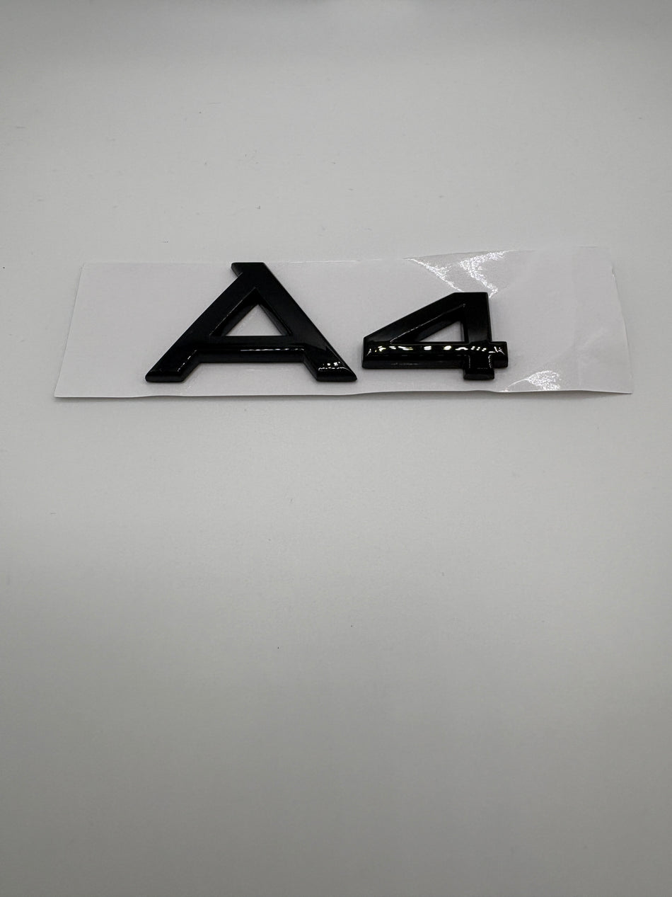 Audi A4 Emblem- Gloss Black