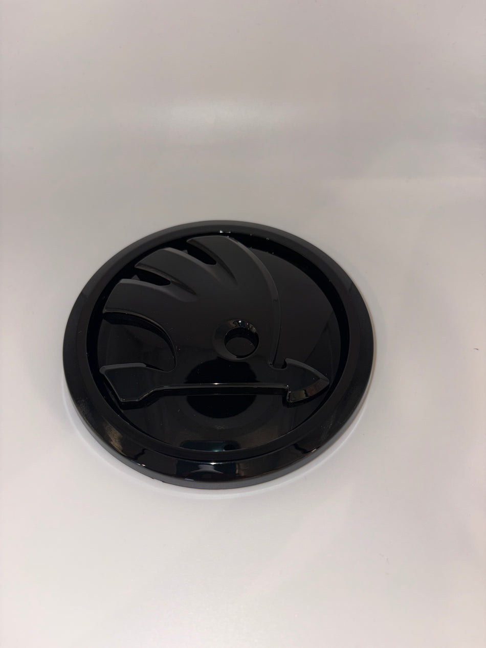 Skoda Emblem- Gloss Black- 110mm