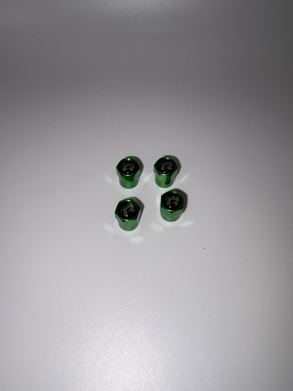VW R Dust Caps- Pre Facelift- Green