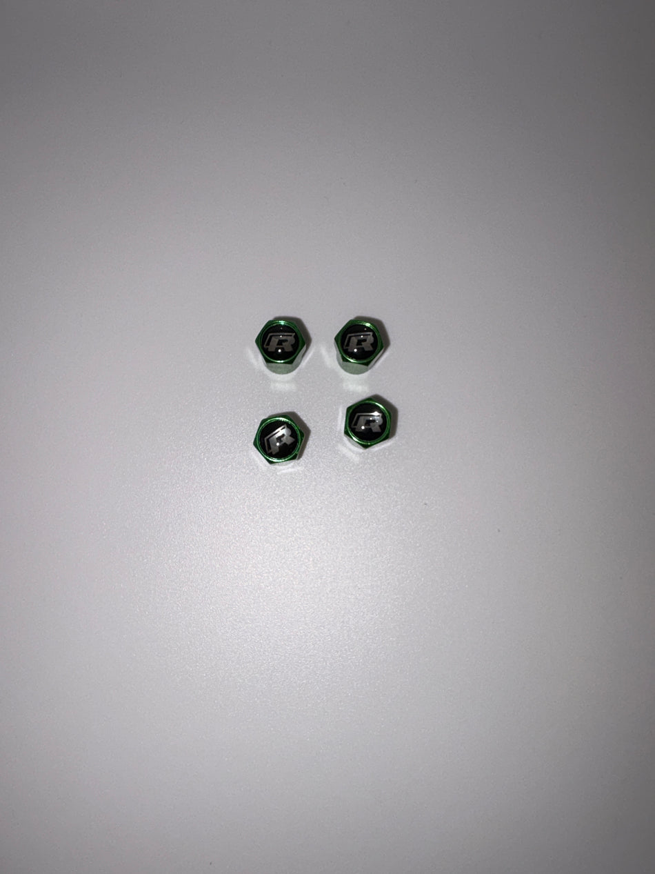 VW R Dust Caps- Pre Facelift- Green