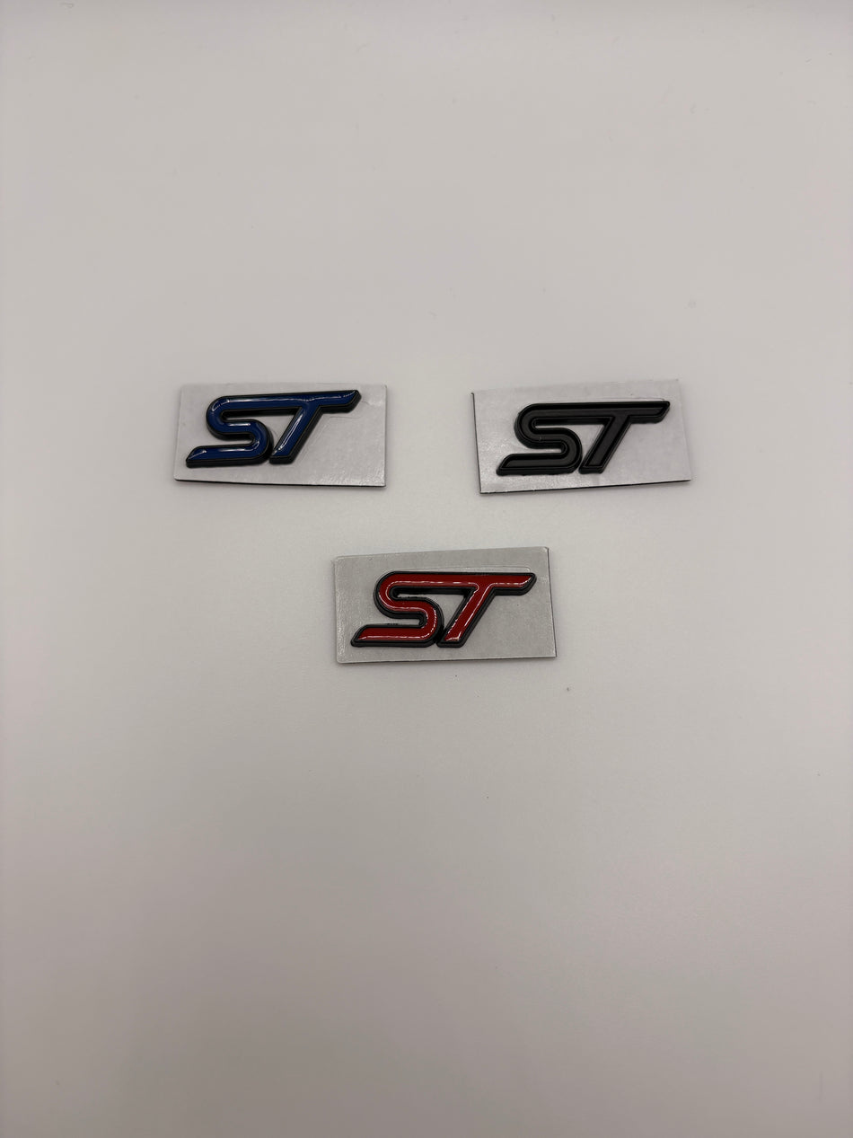 Ford ST Style Steering Wheel Sticker- Black