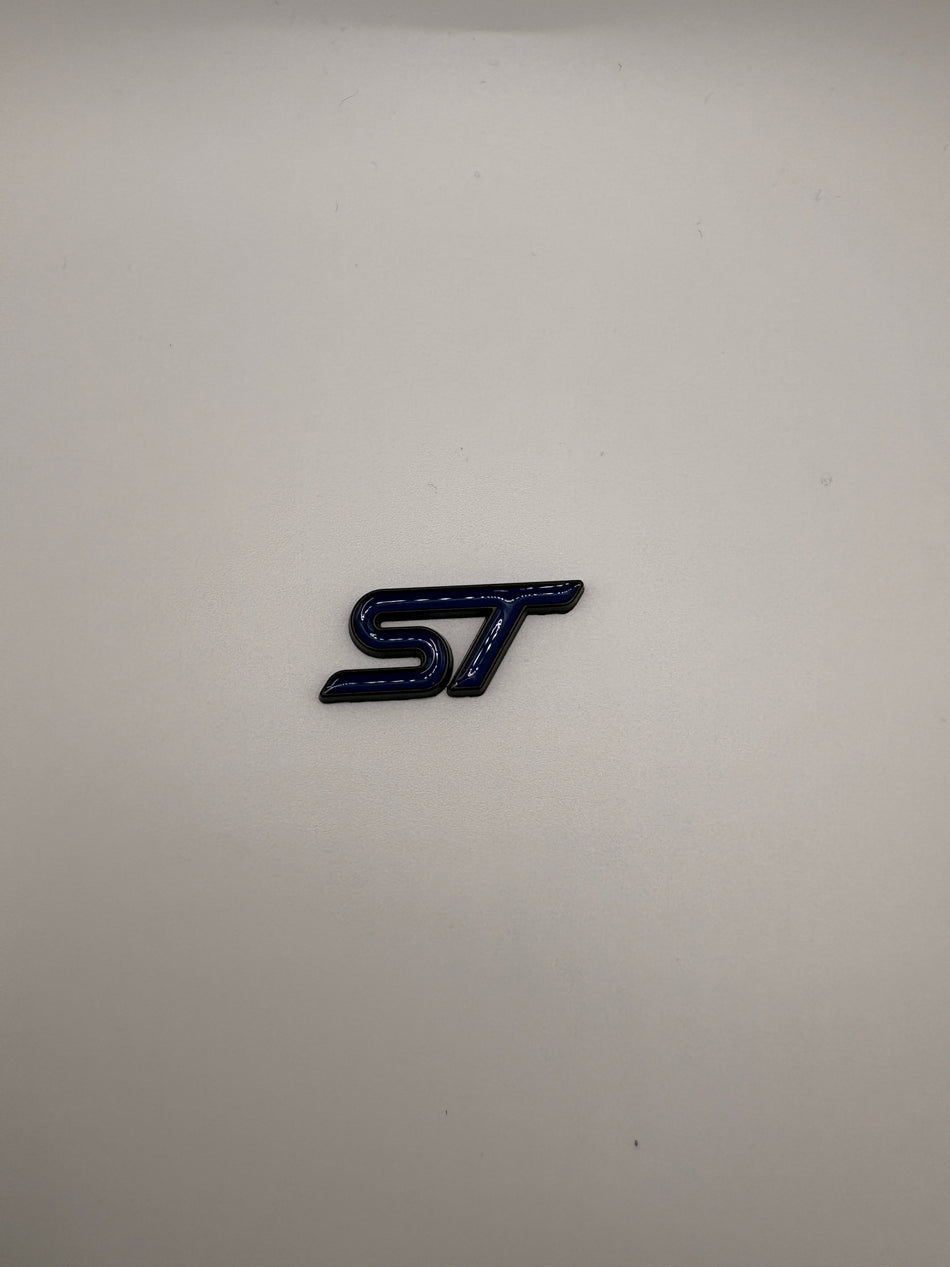 Ford ST Style Steering Wheel Sticker- Blue