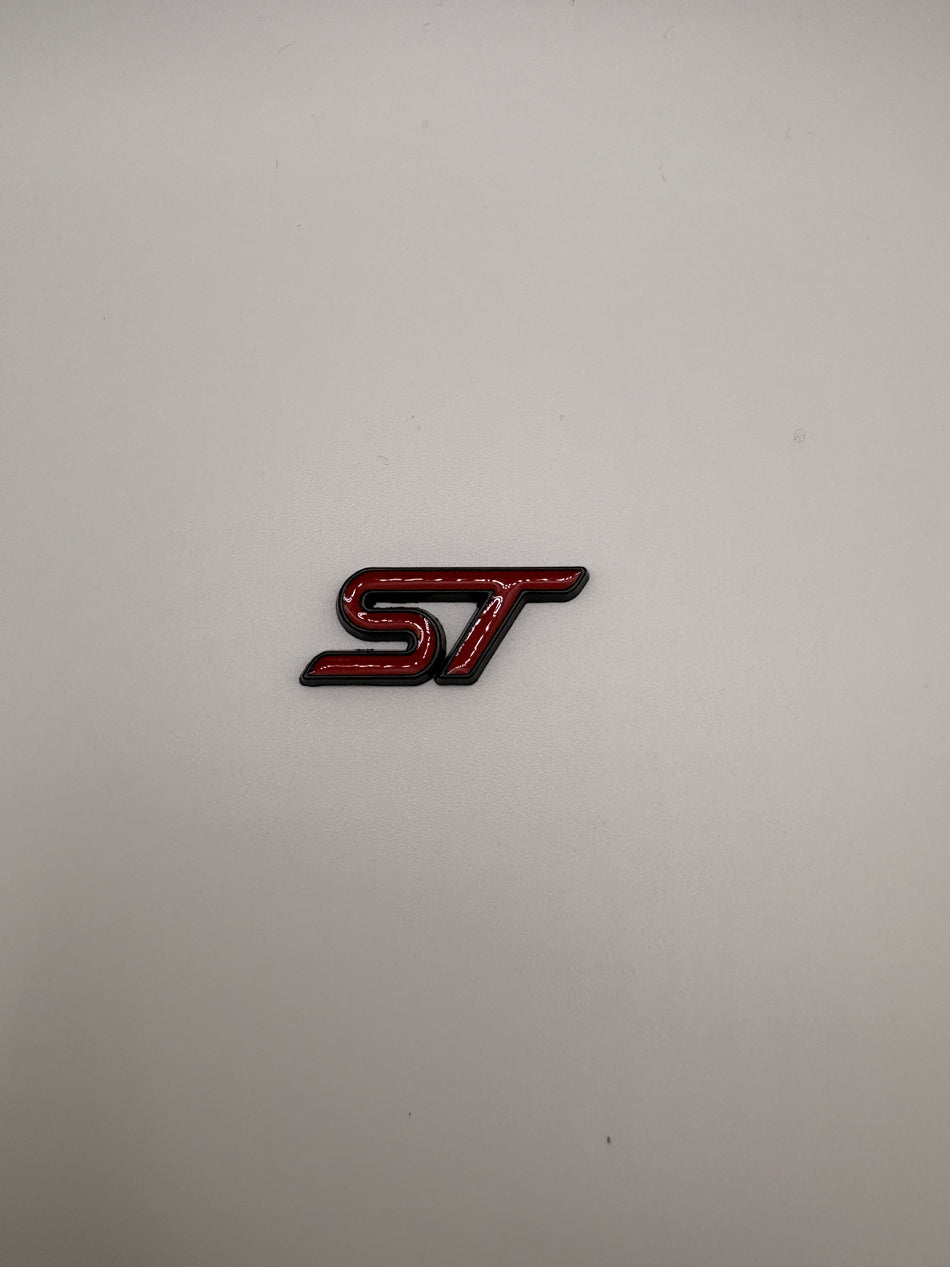 Ford ST Style Steering Wheel Sticker- Red