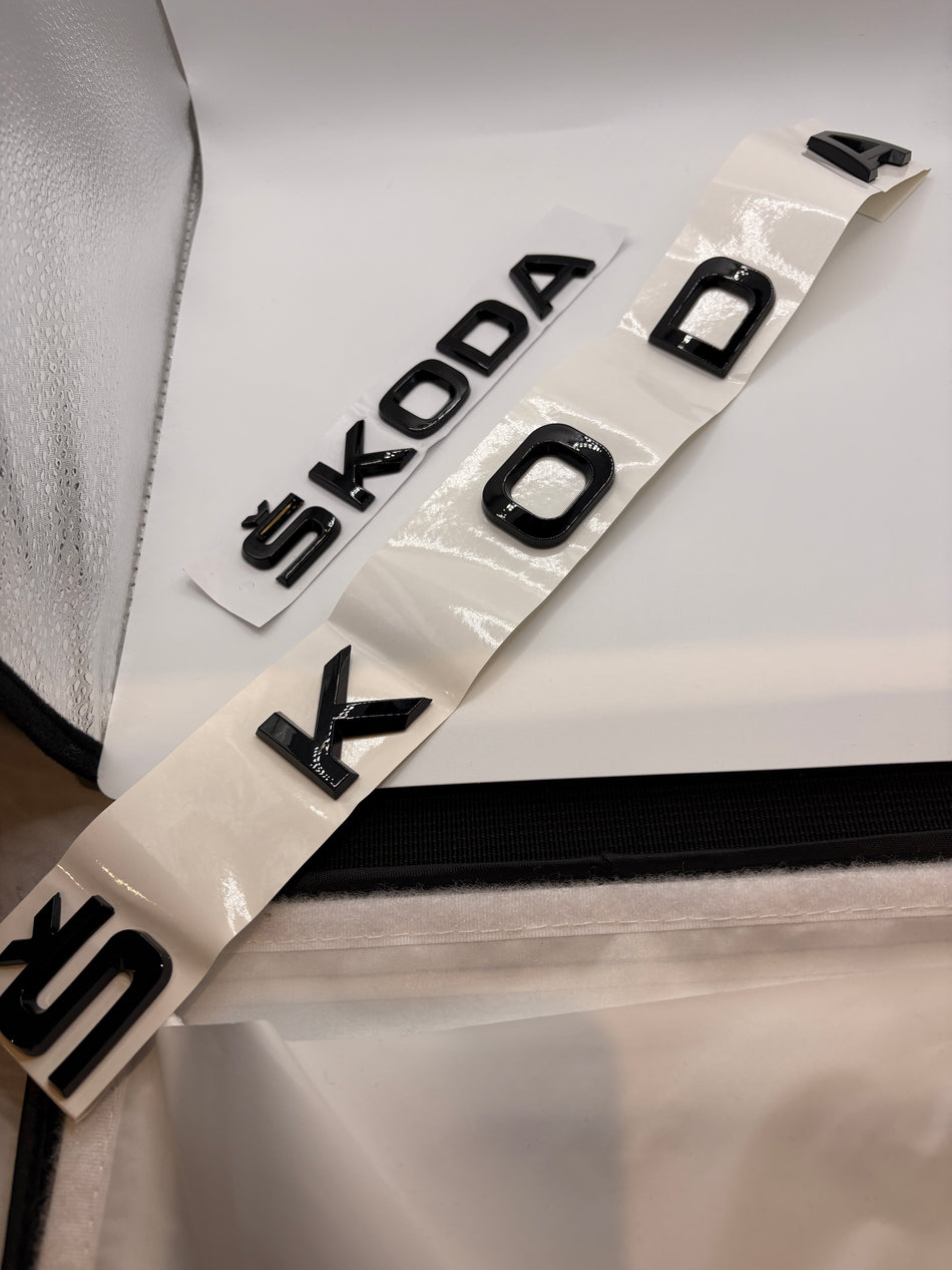 Skoda Emblem- Gloss Black- Large