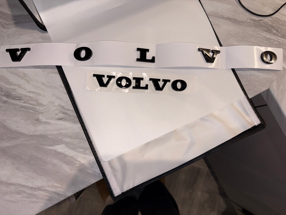Volvo Emblem- Gloss Black- Large